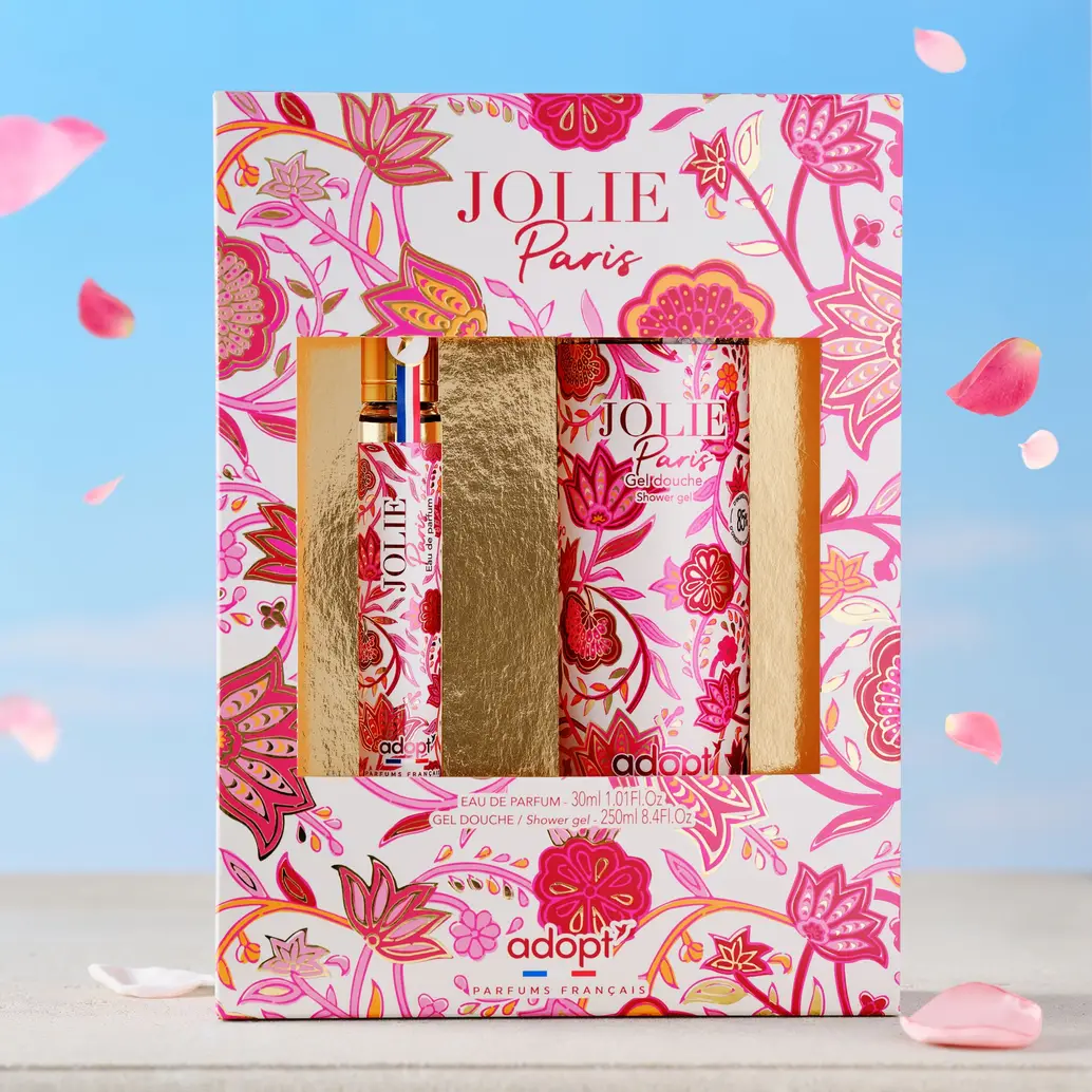 Jolie Paris Coffret eau de parfum 30 ml + gel douche 250 ml